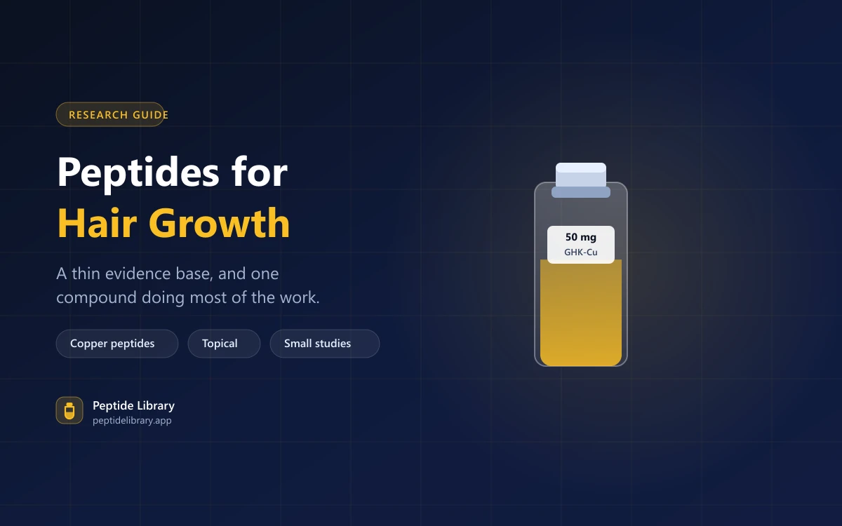 Peptides for Hair Growth: What the Research Shows